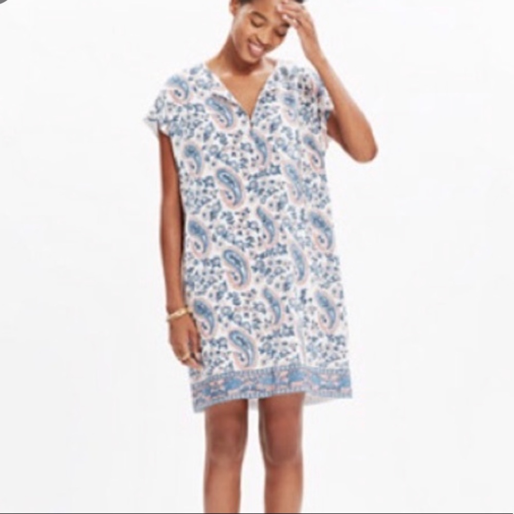 Never worn Madewell paisley dress